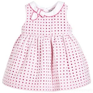 Mayoral Girls Pink Embroidery Dress - NWT